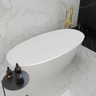 Ванна из искусственного камня WHITECROSS Glock 0221.170080.200 170x80 см белый матовый